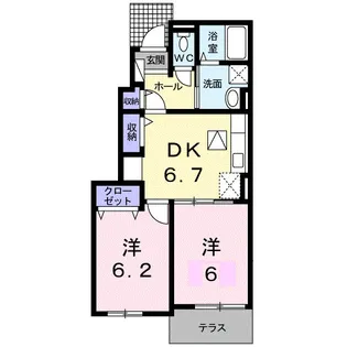 fururu【1階】の間取り