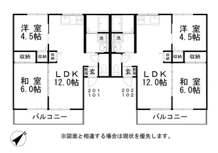 笹沖ハイムⅠ【2階】の間取り