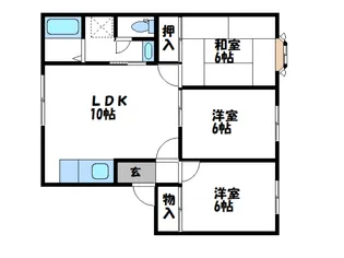 バードランド南蔵王 A【1階】の間取り