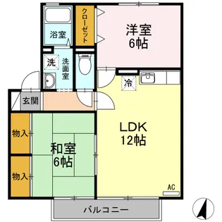 ファミーユ・ヴィラ C棟【2階】の間取り