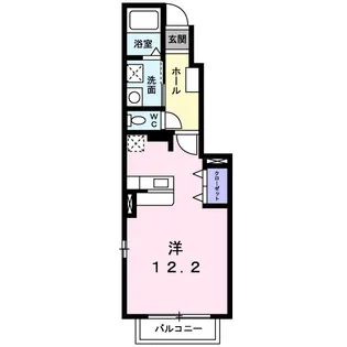 ロイヤルスクウェア 一宮Ⅱ【1階】の間取り