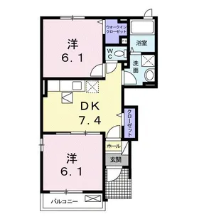 パークヒルズ前山 A【1階】の間取り