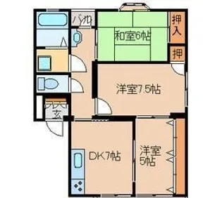 ライズマンション大町【3階】の間取り