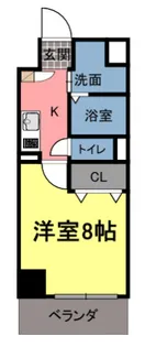 S place bld.【6階】の間取り