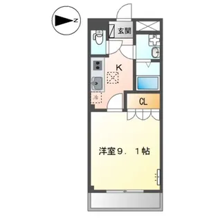 ウィスティリア【1階】の間取り