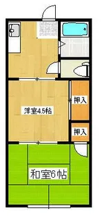 サンライフ松本D棟【2階】の間取り