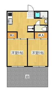 グリーンハイツB棟【102号室】の間取り