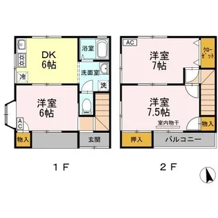 フリージア倉敷の間取り