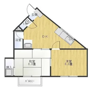 レクセラ上福岡【202号室】の間取り