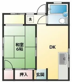 サニーハイツ【2階】の間取り