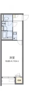 クレイノ悠々木屋【2階】の間取り