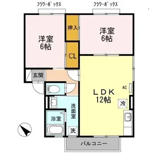 ドミール貴幸A【2階】の間取り