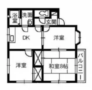 メープルシティC【1階】の間取り