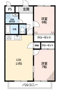 サンセール垂水【3階】の間取り