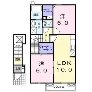 シンフォニーF Ⅰ【2階】の間取り