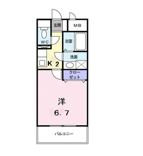 フルール・M【3階】の間取り