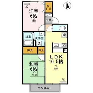 セレーノ岡本 B棟【2階】の間取り