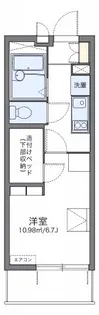 レオパレス瓦町【2階】の間取り