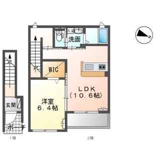 グランパラン【2階】の間取り