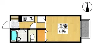 ジュネス貝原【2階】の間取り