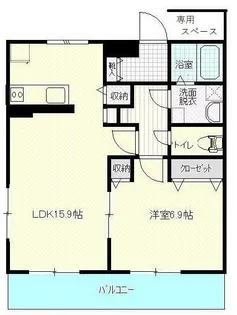 サンモールⅡ【1階】の間取り