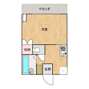 ウィンディア小原【1階】の間取り