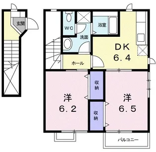 グレイスフル太田 E【2階】の間取り