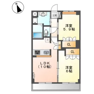 プリマヴェーラ【1階】の間取り