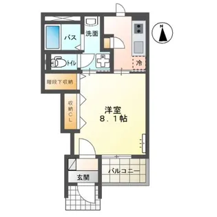 ラ・フォルテⅢ【1階】の間取り