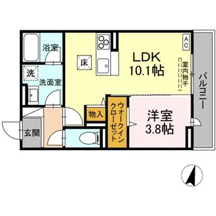 敬正会御門ホームズ【1階】の間取り