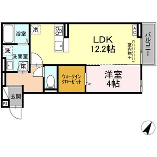 ツィール【1階】の間取り