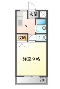 南松永レジデンス【606号室】の間取り