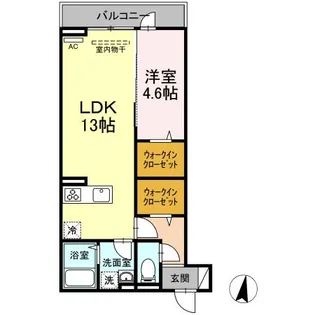 D-room霞町【3階】の間取り