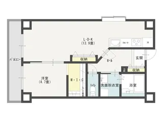 メゾンエンリッチ【4階】の間取り