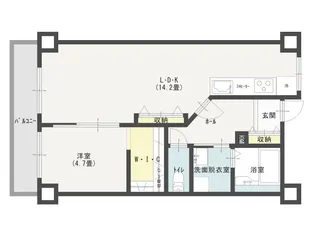 メゾンエンリッチ【6階】の間取り