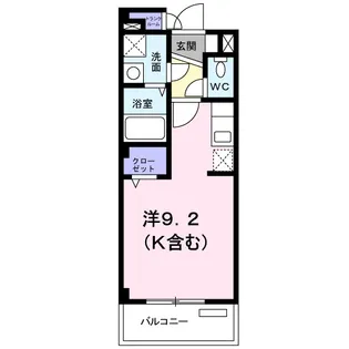 クラール花園【3階】の間取り