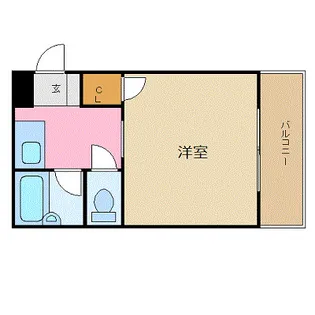 プラザドゥアテッサ【2階】の間取り