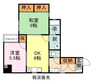メゾン日経【40A号室】の間取り