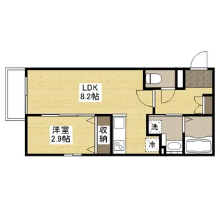 月光福山城下【3階】の間取り