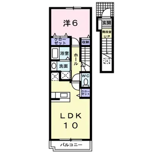 グラン・シャリオ【2階】の間取り