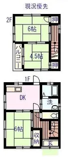 神田町丸山アパート【2号室】の間取り