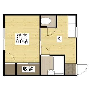 コンフレール高【1階】の間取り