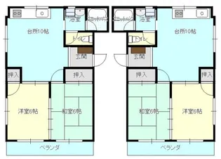 タキミヤマンション【1階】の間取り