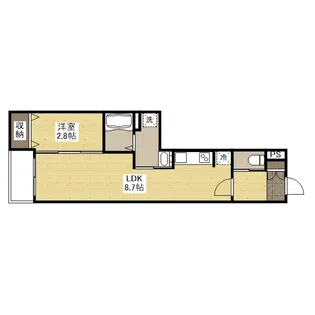 月光霞町【3階】の間取り