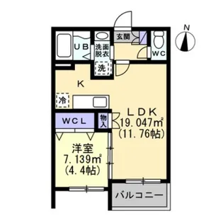 ル・シエル・ブルー【3階】の間取り