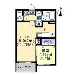 ル・シエル・ブルー【3階】の間取り