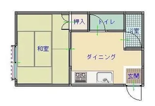 1Kの間取り画像