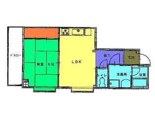 プロスパータナカ【305号室】の間取り