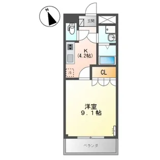 コンフォール【2階】の間取り