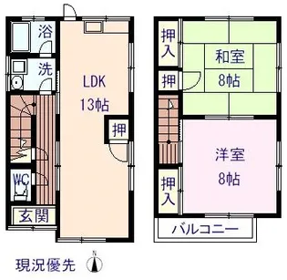 仁井栗原貸戸建住宅【A1号室】の間取り